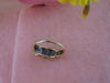 10KT Yellow Gold Blue Topaz Ring: December Birthstone, Size 5.5