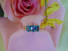 10KT Yellow Gold Blue Topaz Ring: December Birthstone, Size 5.5