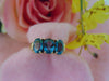 10KT Yellow Gold Blue Topaz Ring: December Birthstone, Size 5.5