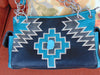 Montana West Turquoise Western Handbag: Rodeo Concert Purse