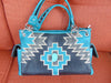 Montana West Turquoise Western Handbag: Rodeo Concert Purse