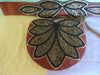 Vintage Beaded Evening Bag and Belt Set: 70s Formal Wear