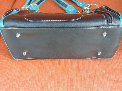 Montana West Turquoise Western Handbag: Rodeo Concert Purse