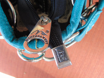 Montana West Turquoise Western Handbag: Rodeo Concert Purse