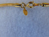 70s AVON Gold Tone Pendant Necklace: Geometric Art Deco Style
