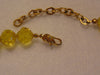 Lemon Yellow Glass Bead Necklace: Vintage 1950s-60s Statement Jewelry
