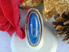 Griego Lapis Lazuli Sterling Silver Ring: Handmade Cowgirl Jewelry