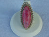 Griego Sterling Silver Pink Moonstone Ring - Size 6.5