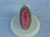 Griego Sterling Silver Pink Moonstone Ring - Size 6.5