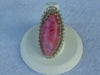 Griego Sterling Silver Pink Moonstone Ring - Size 6.5