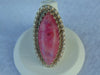 Griego Sterling Silver Pink Moonstone Ring - Size 6.5