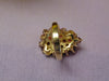 Vintage Mozambique Garnet Diamond Ring: 14K Yellow Gold, Size 6