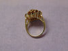 Vintage Mozambique Garnet Diamond Ring: 14K Yellow Gold, Size 6