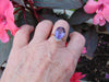 Diamond Amethyst Ring: 14Kt Yellow Gold February Birthstone, Size 6 3/4