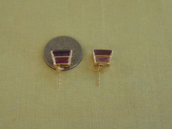 Amethyst Earrings For Business Casual-Business Fashion-February Birthdays-Holidays-Weddings-Dinner Dances-Chairty Balls-Church-Opera-Gifts