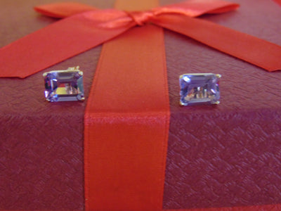 Amethyst Earrings For Business Casual-Business Fashion-February Birthdays-Holidays-Weddings-Dinner Dances-Chairty Balls-Church-Opera-Gifts
