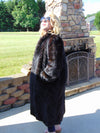 Vintage Black Mink Fur Coat: Full Length Estate Mink