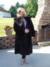 Vintage Black Mink Fur Coat: Full Length Estate Mink