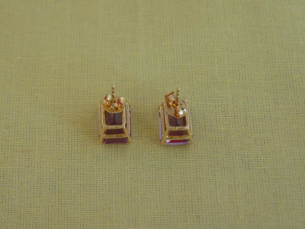 Amethyst Earrings For Business Casual-Business Fashion-February Birthdays-Holidays-Weddings-Dinner Dances-Chairty Balls-Church-Opera-Gifts