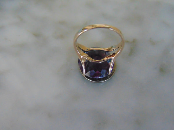 Amethyest Ring For February Birthdays-Engagements-Weddings-Promise-Opera-Theater-Western Dances-Dinners-Cocktail Parties-Hoildays-Xmas Gifts