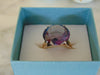 Amethyest Ring For February Birthdays-Engagements-Weddings-Promise-Opera-Theater-Western Dances-Dinners-Cocktail Parties-Hoildays-Xmas Gifts