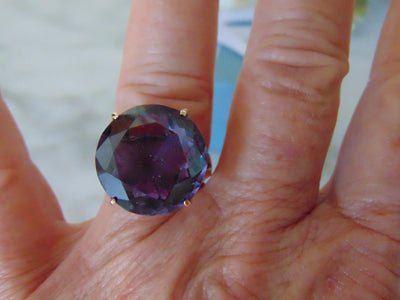 Amethyest Ring For February Birthdays-Engagements-Weddings-Promise-Opera-Theater-Western Dances-Dinners-Cocktail Parties-Hoildays-Xmas Gifts