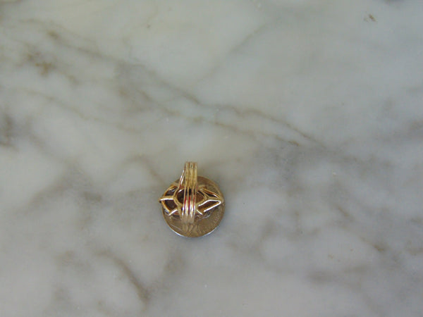 1950s Pear Smokey Quartz Ring: 14Kt Yellow Gold, Size 6