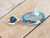 Blue Topaz Necklace For Operas-Theater-Showgirls-Gallery Openings-Derbies-Holidays-Chairty Balls-Ballroom Dances-Western Dances-Topaz Gifts