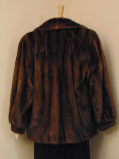 Lunaraine Brown Mink Jacket: Pre-Owned Luxury Coat