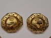 Vintage Jose Barrera Gold Choker and Clip-On Earring Set