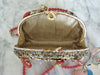 Edidi Red Gemstone Crystal Beaded Purse: Wendy Lau Design