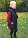 Reversible Black Mink Fur Vest - Ladies Luxury Outerwear