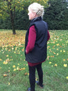 Reversible Black Mink Fur Vest - Ladies Luxury Outerwear