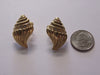 KJL Kenneth Jay Lane Undersea Shell Clip Earrings