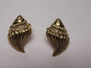 KJL Kenneth Jay Lane Undersea Shell Clip Earrings