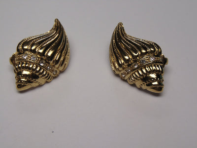 KJL Kenneth Jay Lane Undersea Shell Clip Earrings