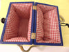 Timmy Woods Beach Cabana Cat Purse: Hand-Carved Acacia Wood, Signed 1998