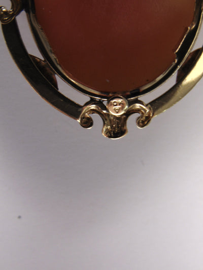 10Kt Gold Cameo Brooch to Pendant-Cameos-Gold Cameo-Cameo Gifts-Cameo Pendant-Cameo Necklace-Antique Cameo-Vintage Cameo-Cameo Lovers