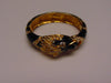 Giorgio Black Panther Bracelet: 90s Crystal Accent Cuff