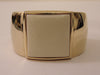 S.M.Kent 1977 Kent Collection Faux Ivory Center On This Gold Tone Cuff Bracelet