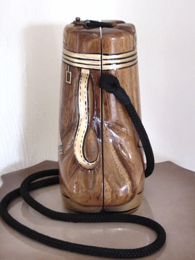 Timmy Woods Signed Golf Bag Purse - Collectible Novelty Bag