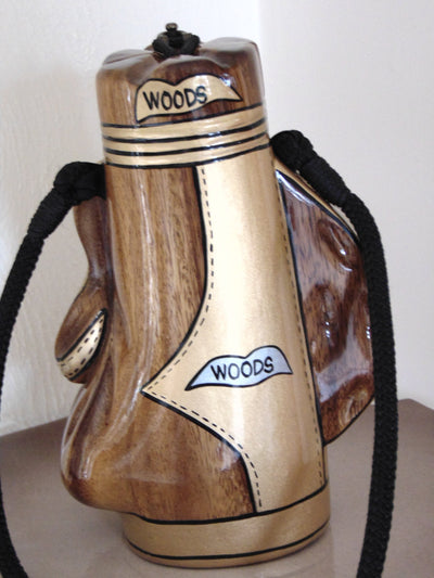 Timmy Woods Signed Golf Bag Purse - Collectible Novelty Bag