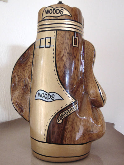 Timmy Woods Signed Golf Bag Purse - Collectible Novelty Bag