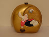 Timmy Woods Rabbit on Moon Wooden Crossbody Purse - Retired