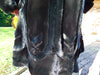 Vintage Sheared Ranch Mink Coat - Black Fur Stroller Size 12