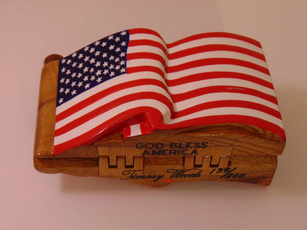 Timmy Woods USA Flag Purse – Wearable Art, Beverly Hills Designer