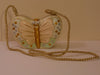 Timmy Woods Butterfly Purse, Pink & Gold Wooden Crossbody