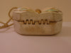 Timmy Woods Butterfly Purse, Pink & Gold Wooden Crossbody
