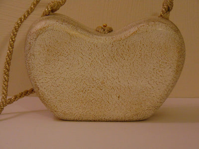 Timmy Woods Butterfly Purse, Pink & Gold Wooden Crossbody
