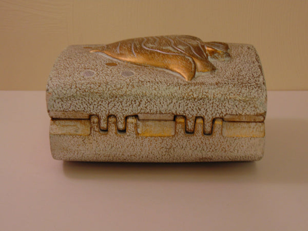 Vintage Timmy Woods Wooden Fish Purse - Rare Retired Design